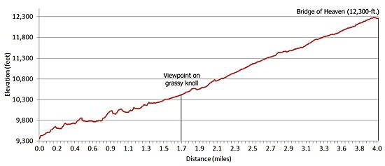 Bridge of Heaven Elevation Profile