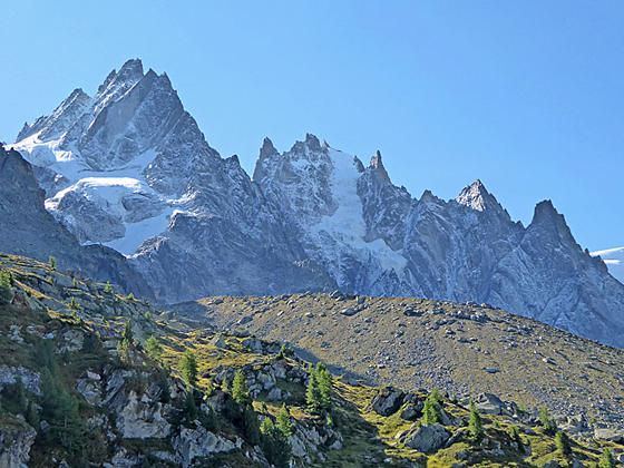 Aiguilles des Grand Chamox and de M